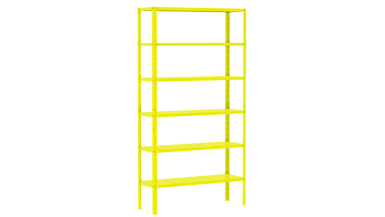 ESTANTE DUPLA-FLEX AMARELO