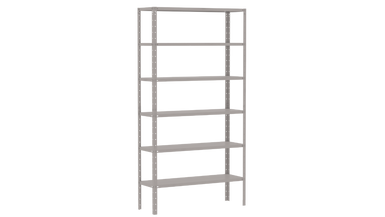 ESTANTE DUPLA-FLEX CINZA